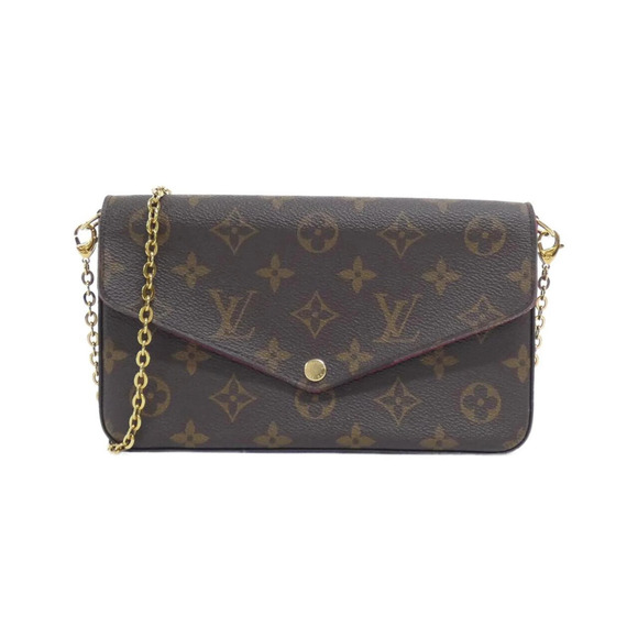 LOUIS VUITTON Authentic Brown Monogram Pochette Shoulder Bag
